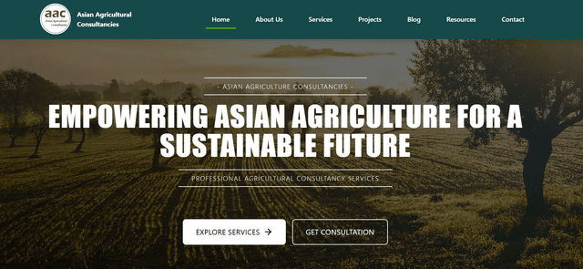 Asian Agriculture Consultancies screenshot