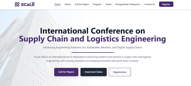 IC SCALE - International Conference Platform screenshot